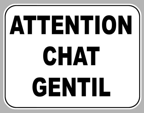 ATTENTION CHAT GENTIL AA172