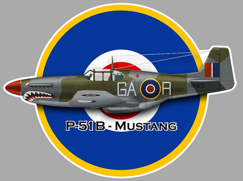 MUSTANG P-51 B ANGLAIS AV013