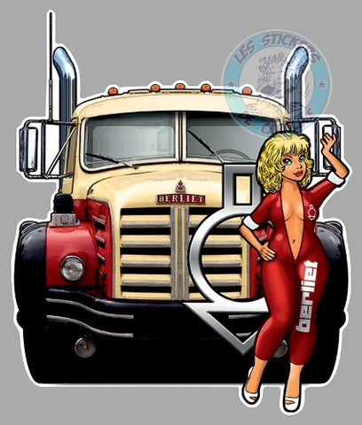 PIN UP CAMION BERLIET BC003